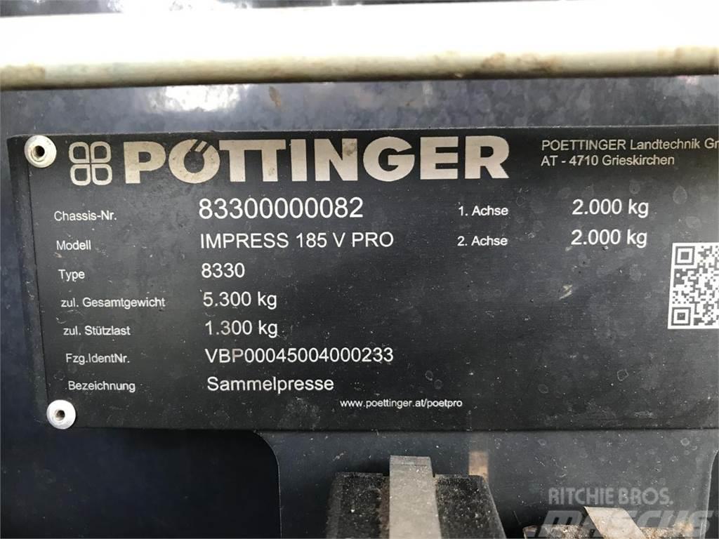 Pöttinger Impress 185 V Pro Lis na válcové balíky
