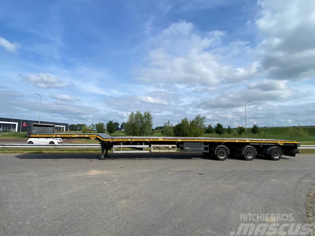 Broshuis trailer 3 -time extendable Windmill transporter Valníkové návěsy/Návěsy se sklápěcími bočnicemi