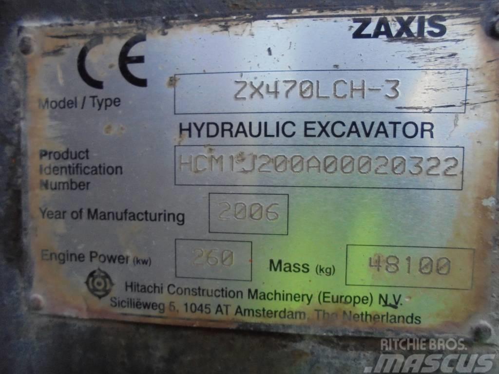 Hitachi ZX 470 LC H-3 Pásová rýpadla