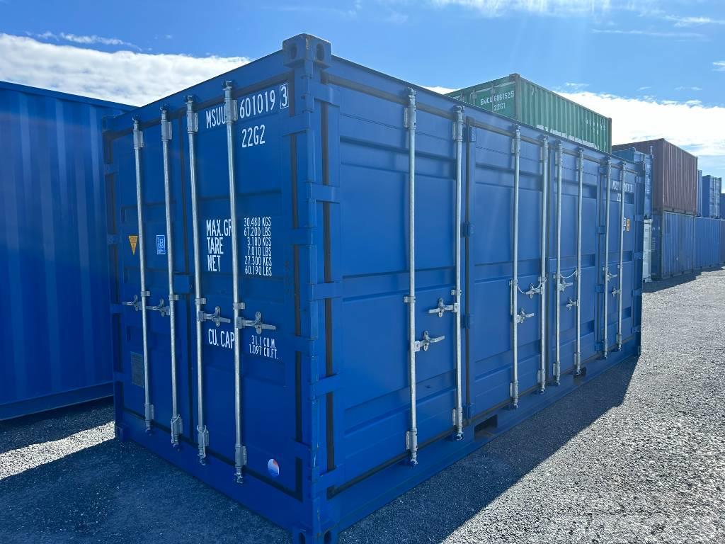  container ny 20fot hel öppningsbar långsida och en Obytné kontejnery