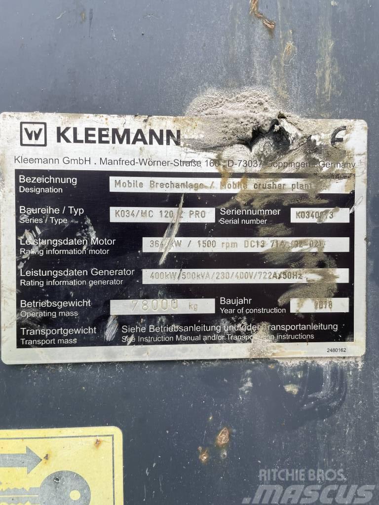 Kleemann K034 / MC 120 Z Pro Mobilní drtiče