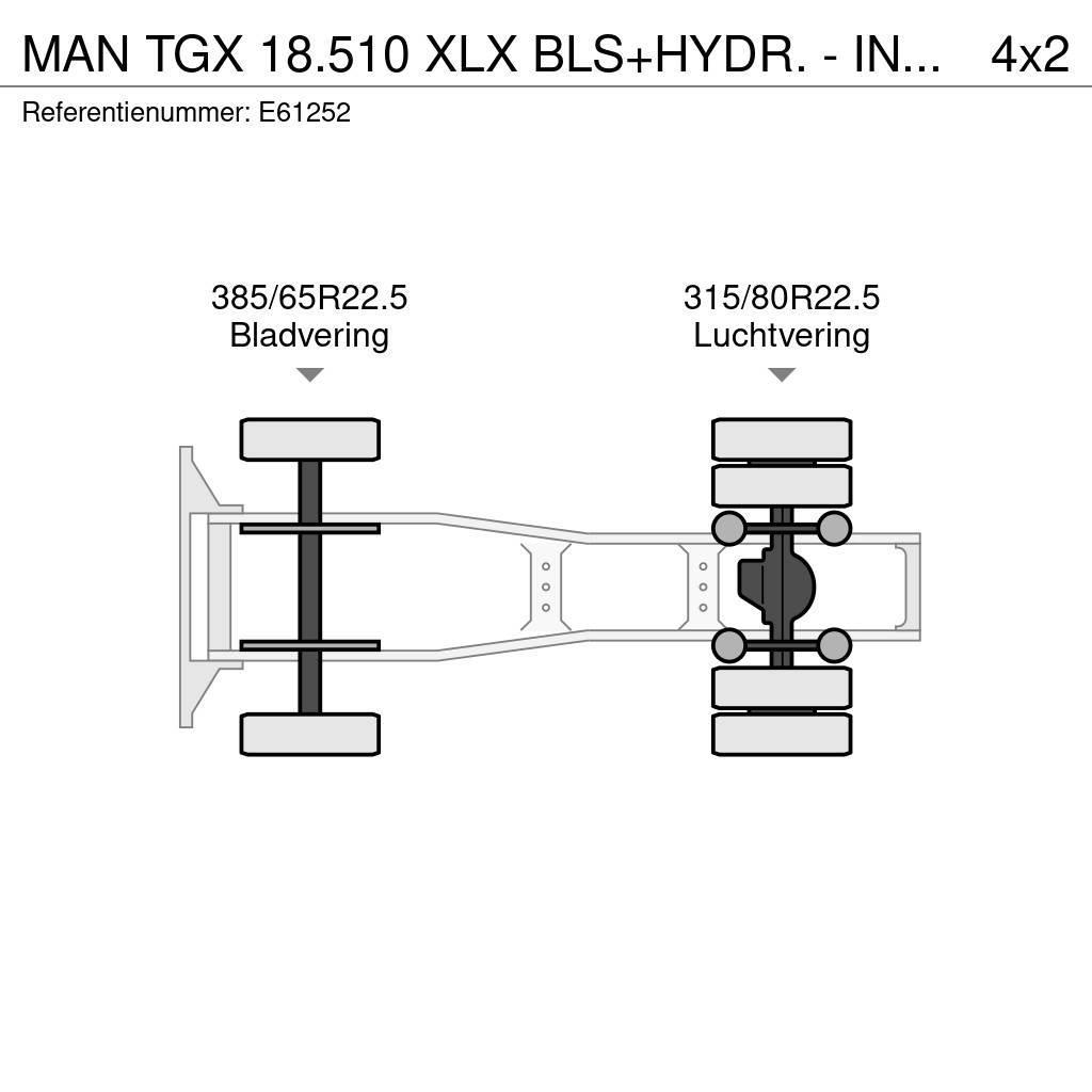 MAN TGX 18.510 XLX BLS+HYDR. - INTARDER Tahače