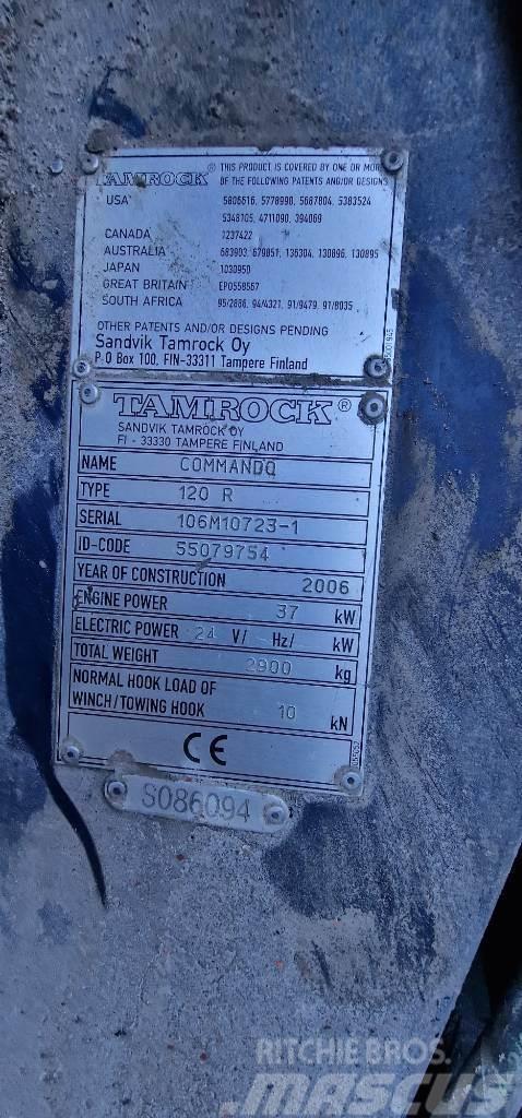 Tamrock Commando 120R Povrchové vrtací stroje