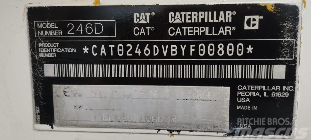 CAT 246 D Smykem řízené nakladače