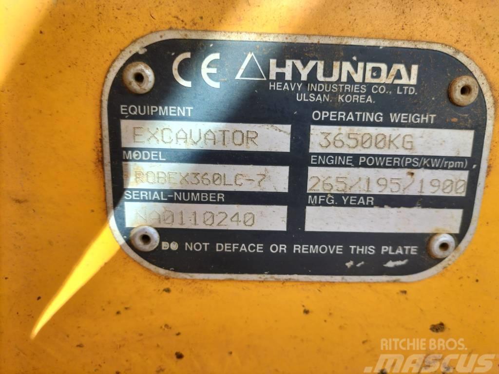 Hyundai Robex 360 LC-7 Pásová rýpadla