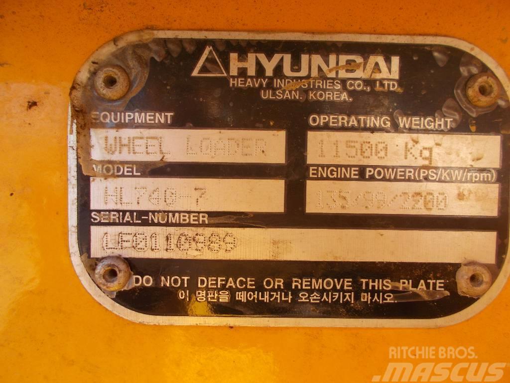 Hyundai HL 740-7 Kolové nakladače