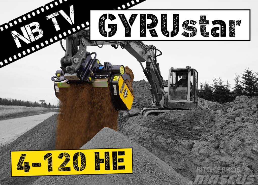 Gyru-Star 4-120HE | Siebschaufel Radlader & Bagger Prosévací lopaty