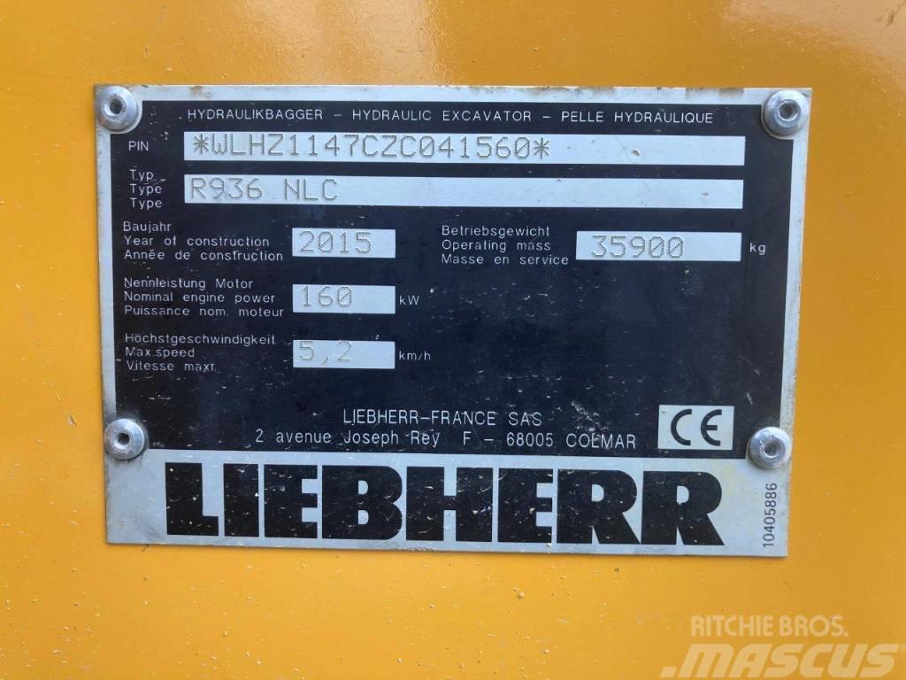 Liebherr 936 Pásová rýpadla