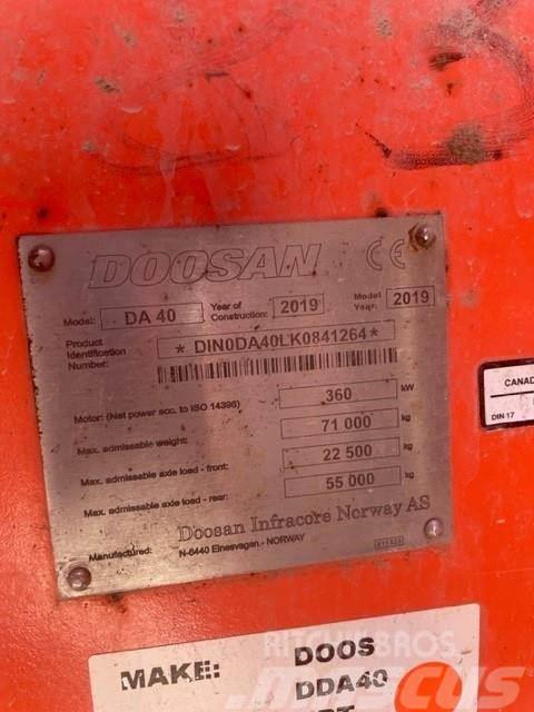 Doosan DA40-5 Kloubové dempry