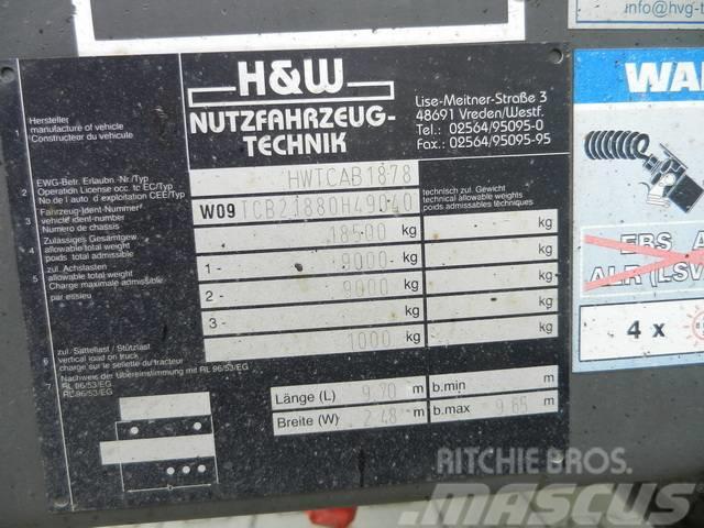 H&W Przyczepa Kontenerowa Ramenové kontejnerové přívěsy