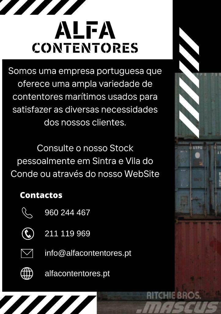  AlfaContentores Contentor marítimo 40' HC - 12 Met Přepravní kontejnery