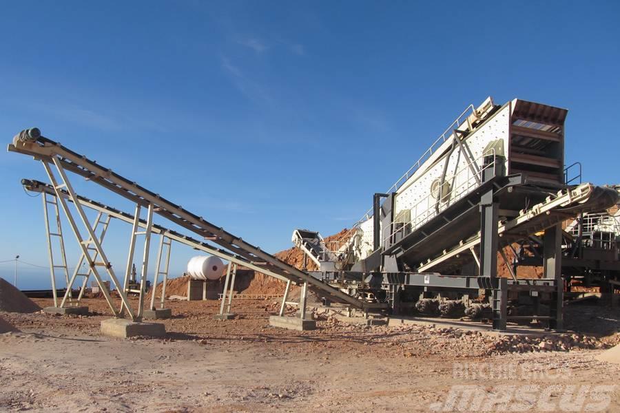 Liming 400tph gypsum mobile crushing plant Linky na zpracování kameniva