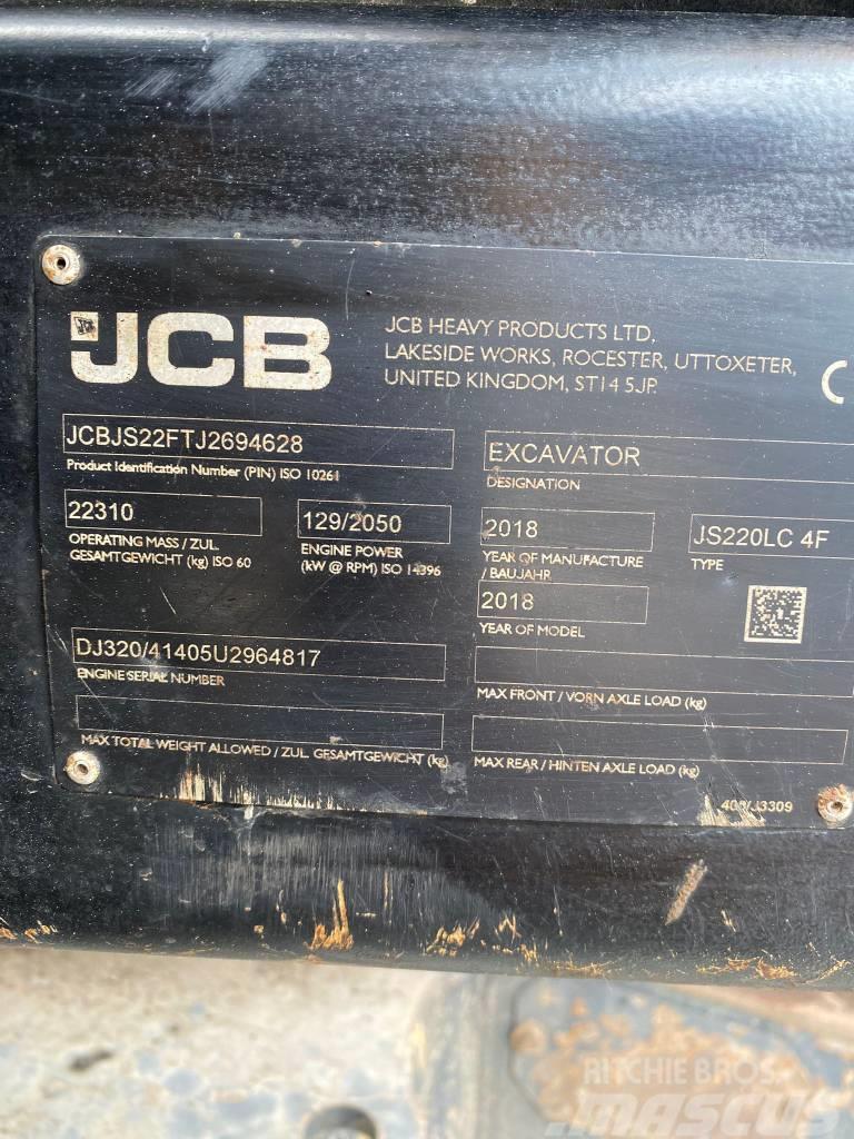 JCB JS 220 LC Pásová rýpadla