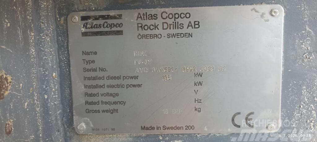 Atlas Copco F6 Povrchové vrtací stroje
