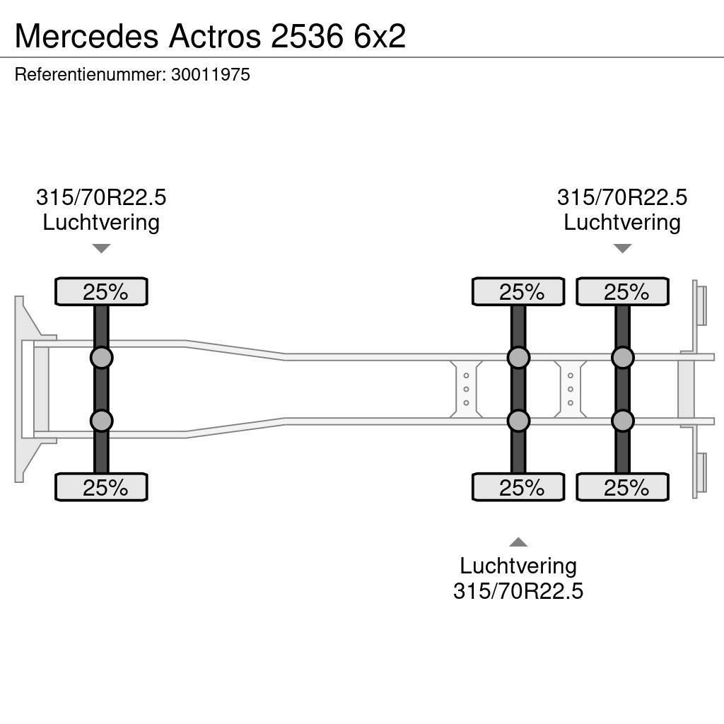 Mercedes-Benz Actros 2536 6x2 Skříňová nástavba