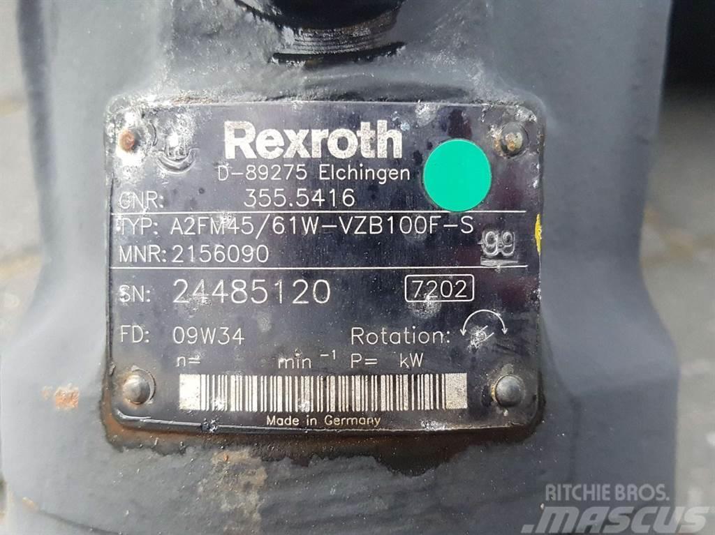 Rexroth A2FM45/61W-R902156090-Drive motor/Fahrmotor Hydraulika