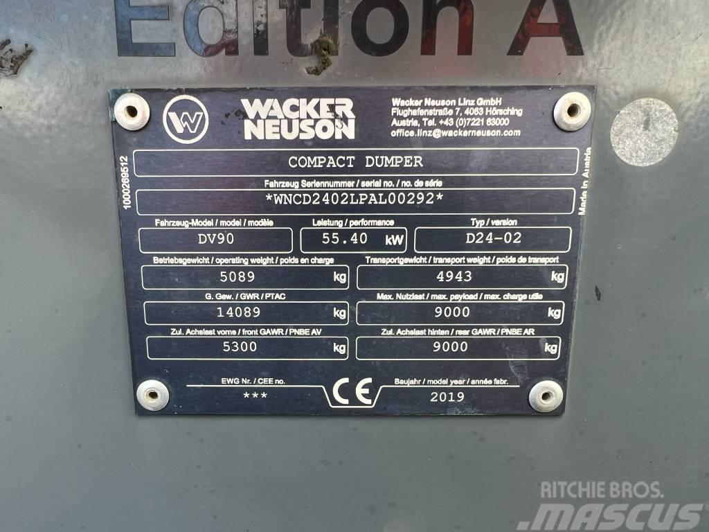 Wacker Neuson DV 90 Vyklápěcí dempry