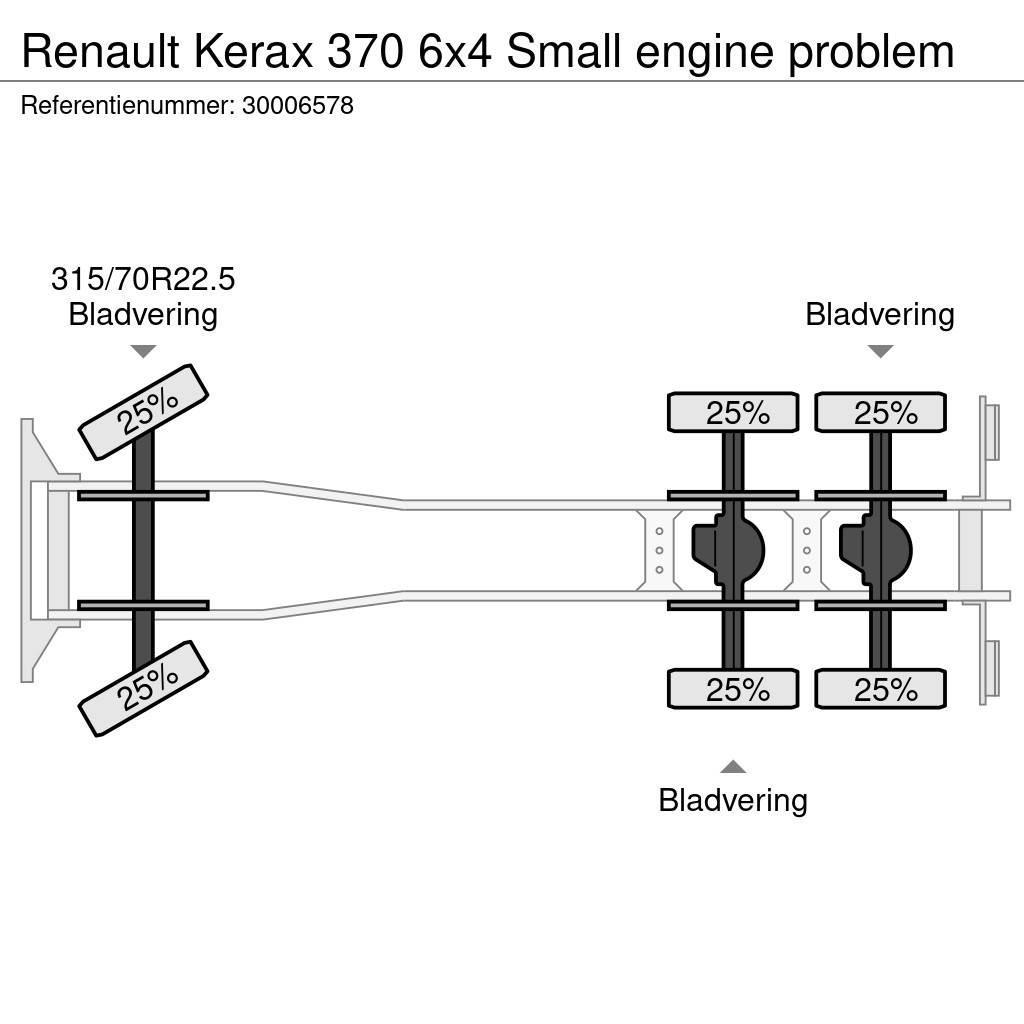 Renault Kerax 370 6x4 Small engine problem Nákladní vozidlo bez nástavby