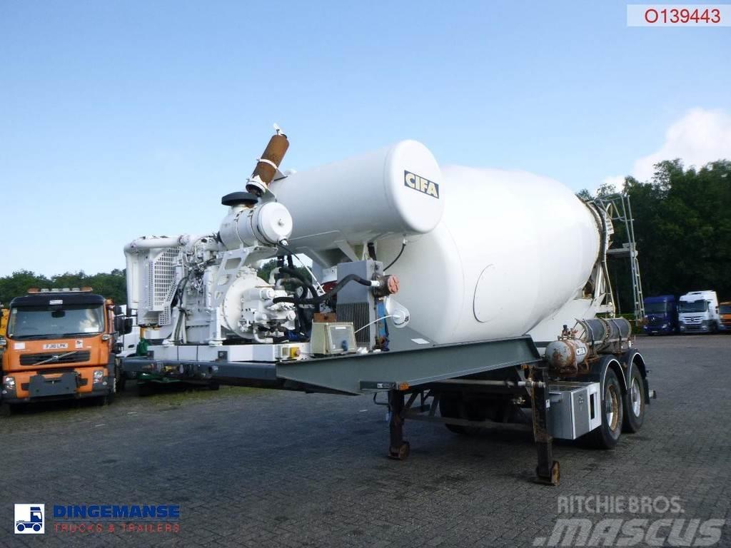 MOL Cifa mixer trailer 12 m3 Domíchávače betonu