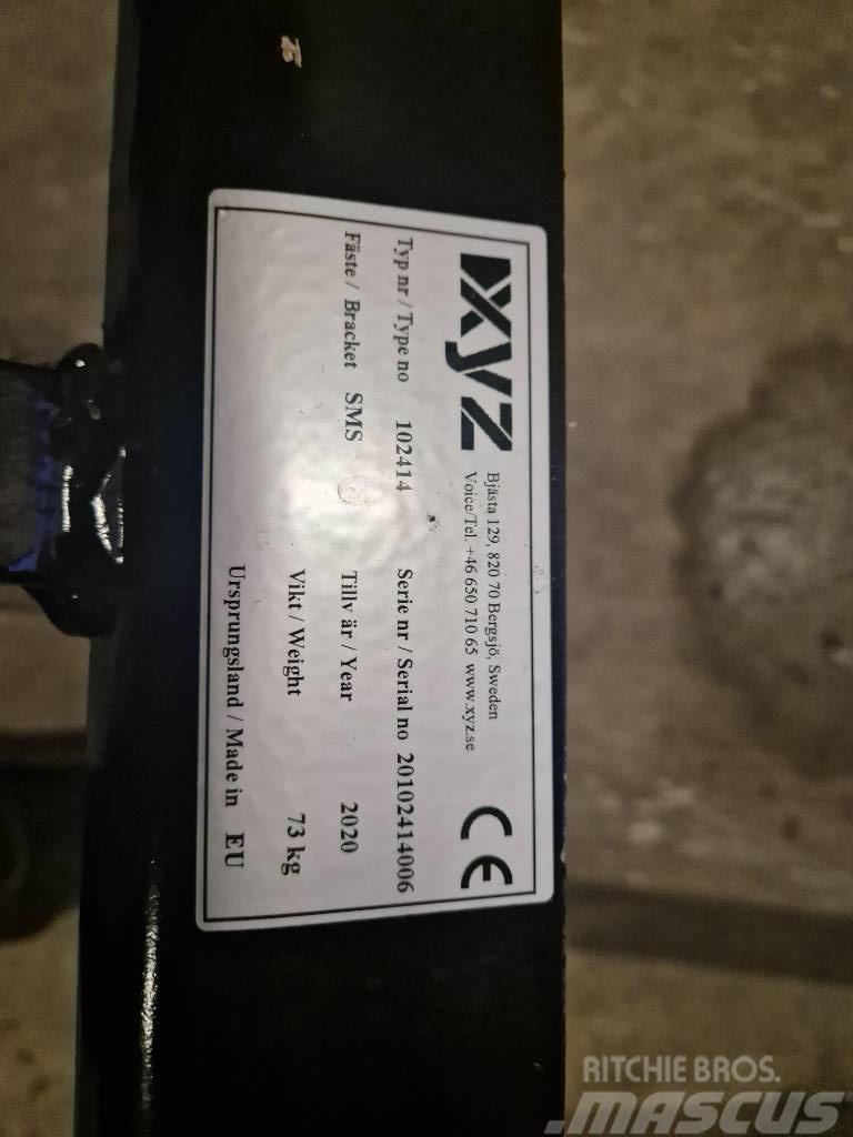 XYZ Balspjut 1,2m med SMS-ram Čelní nakladače a rypadla