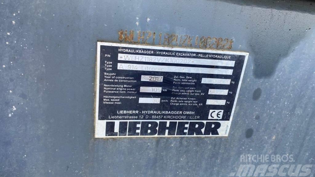 Liebherr A 914 Litronic Kolová rýpadla