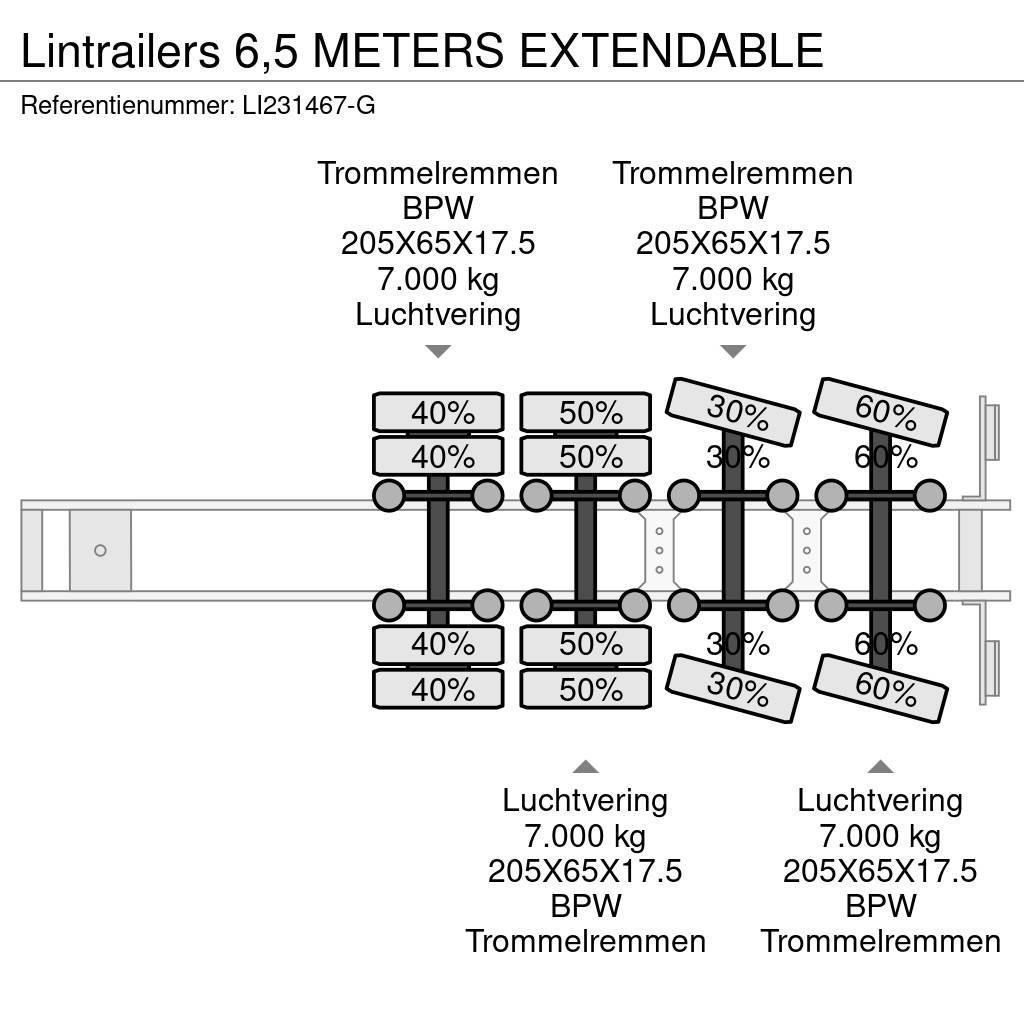 Lintrailers 6,5 METERS EXTENDABLE Podvalníkové návěsy