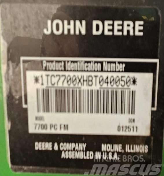 John Deere 7700 Sekačky fervejí