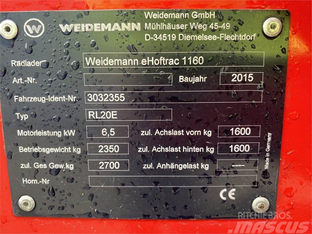Weidemann 1160 EHOFTRAC Víceúčelové nakladače