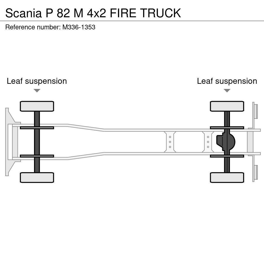 Scania P 82 M 4x2 FIRE TRUCK Hasičský vůz