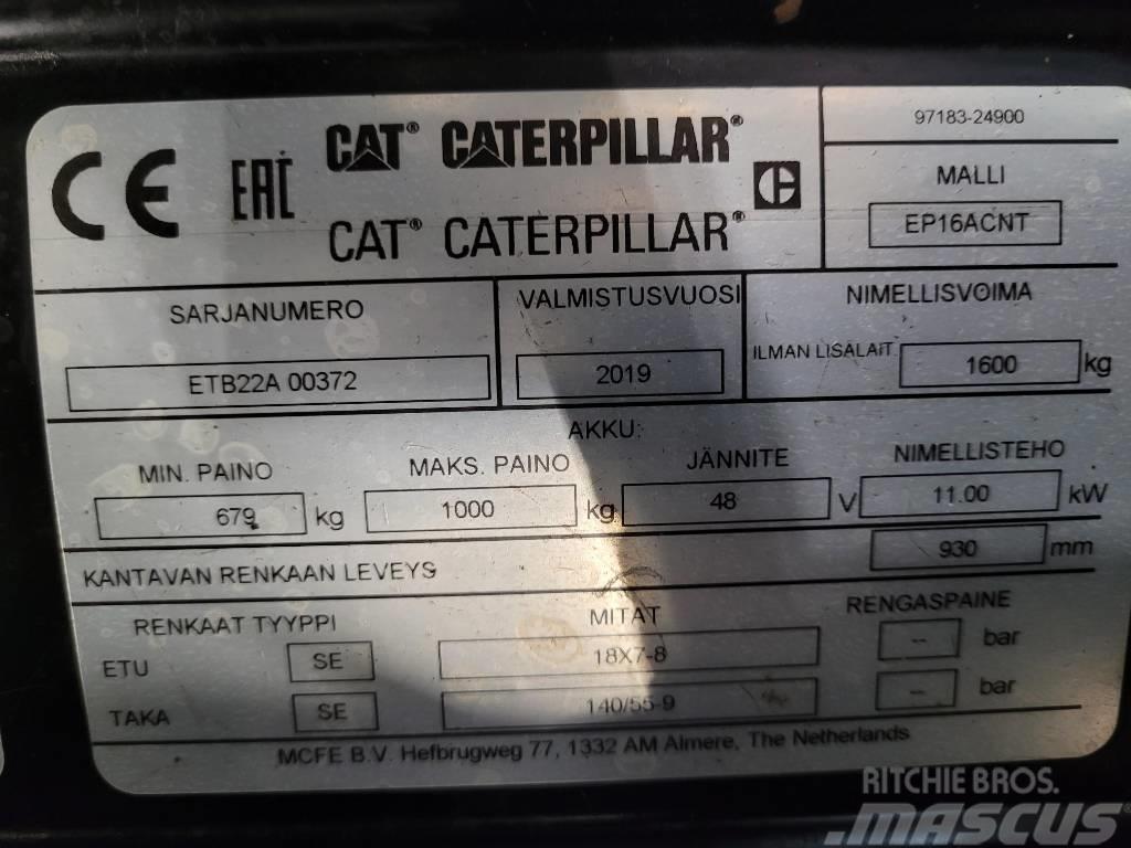 CAT EP16ACNT Akumulátorové vozíky