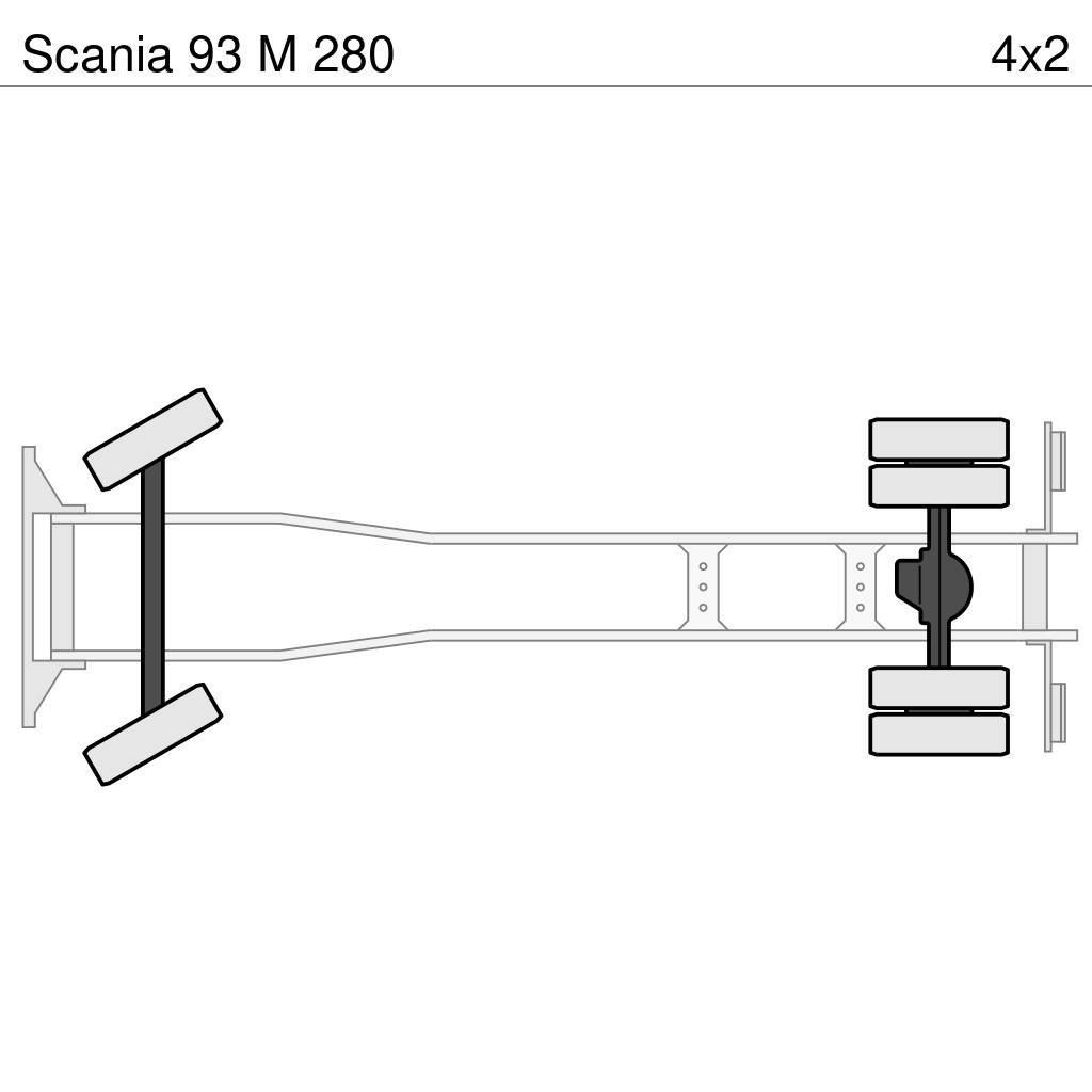 Scania 93 M 280 Ramenové nosiče kontejnerů