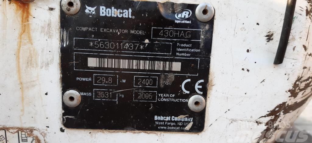 Bobcat 430 HAG Mini rýpadla < 7t