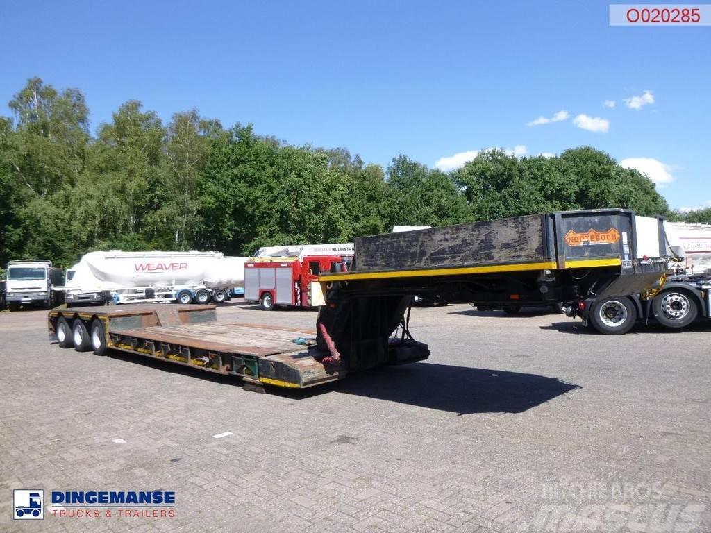 Nooteboom 3-axle lowbed trailer 33 t / extendable 8.5 m Podvalníkové návěsy