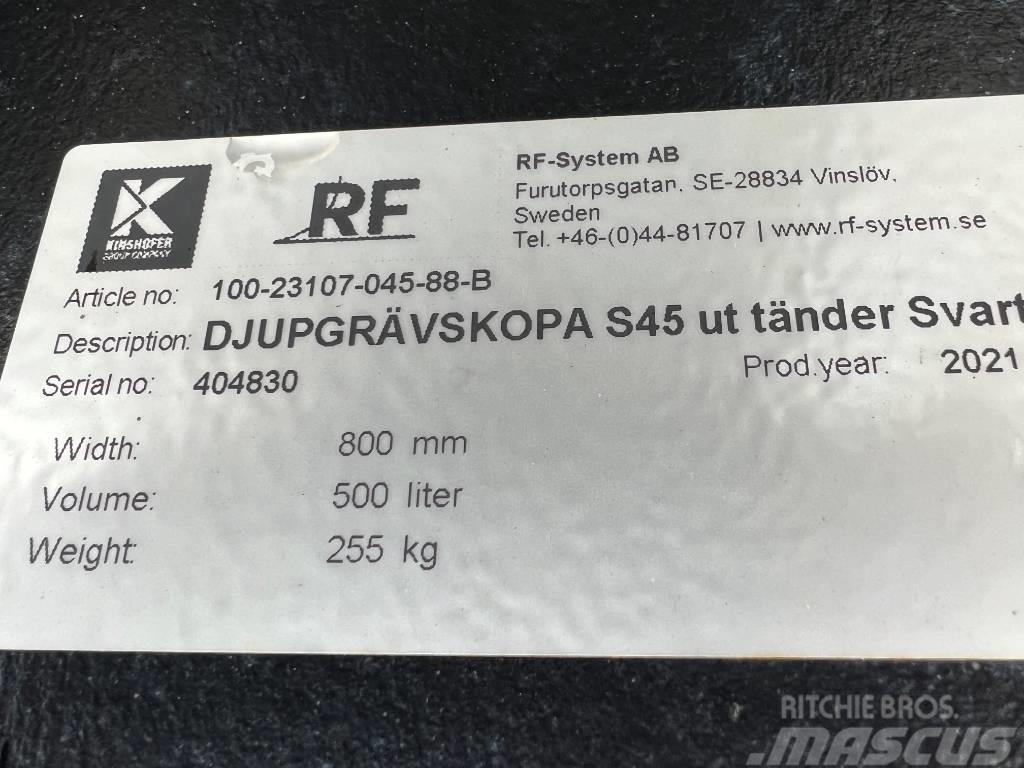  Övrigt Lastning och Gräv RF Skoppaket S45 Rýpadlo-nakladače
