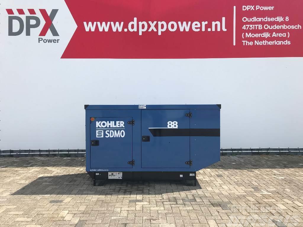 Sdmo J88 - 88 kVA Generator - DPX-17105 Naftové generátory
