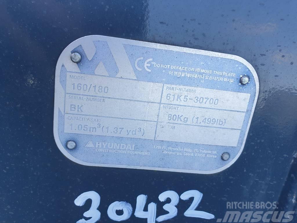 Hyundai Excvator Bucket, 61K5-30700, 180 Lopaty