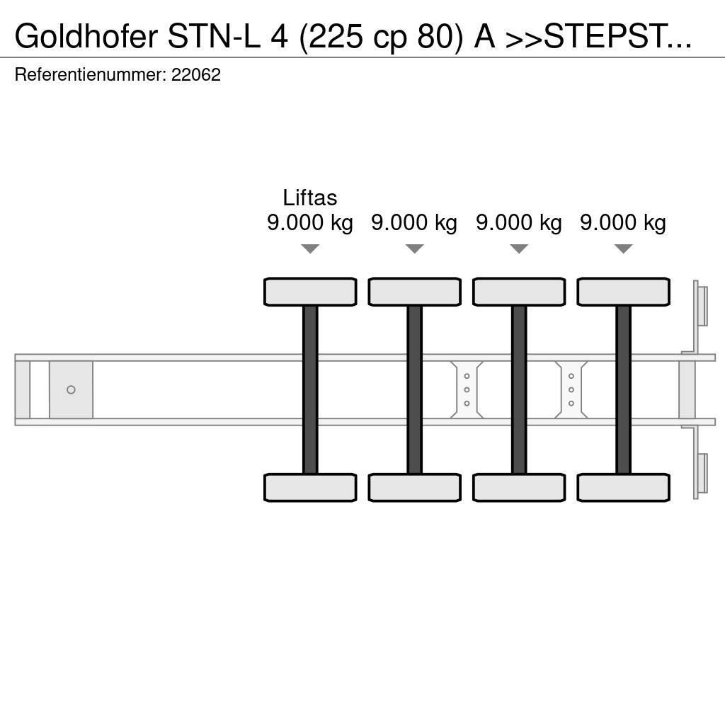 Goldhofer STN-L 4 (225 cp 80) A >>STEPSTAR<< (CARGOPLUS® tyr Podvalníkové návěsy