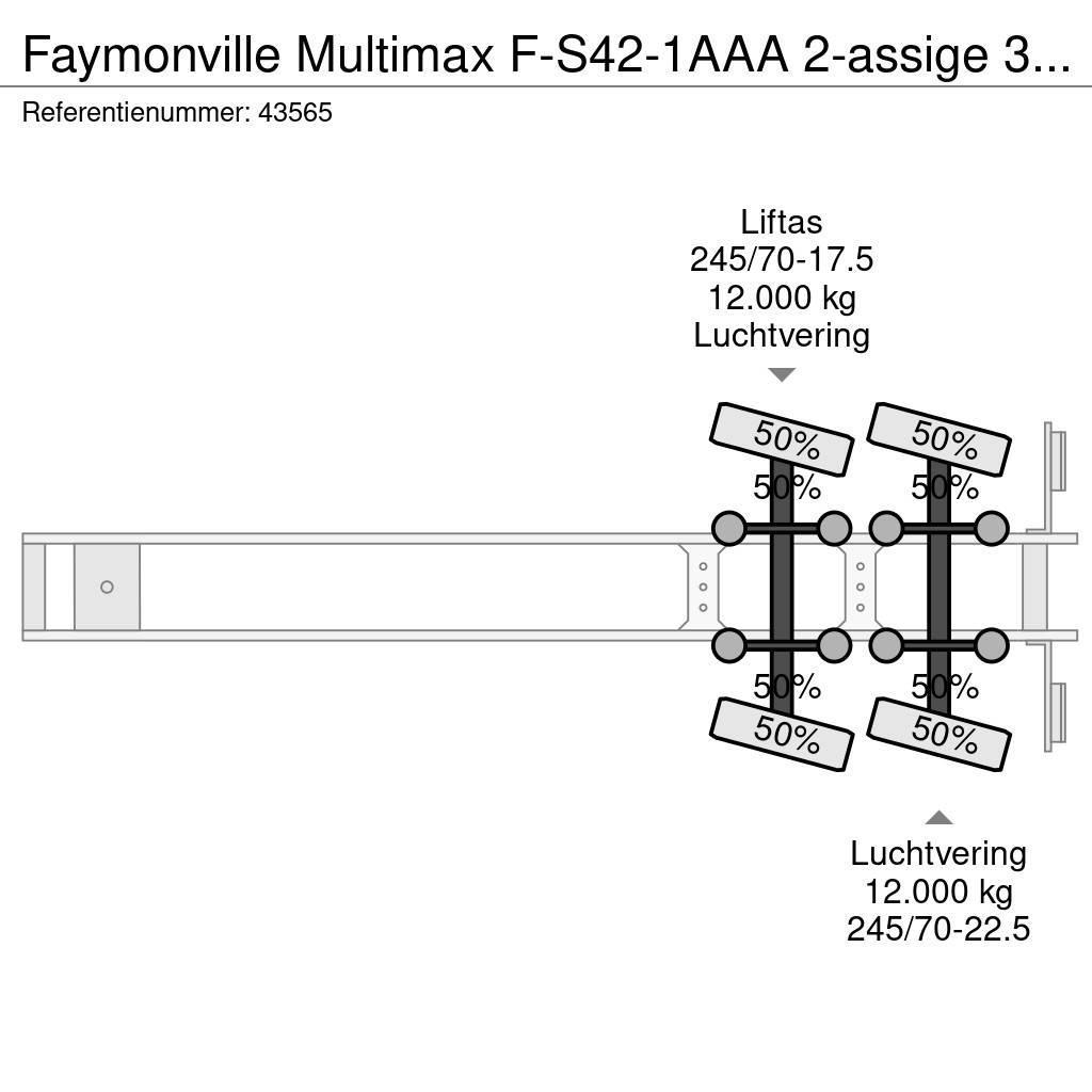 Faymonville Multimax F-S42-1AAA 2-assige 3,90 meter Extandable Podvalníkové návěsy
