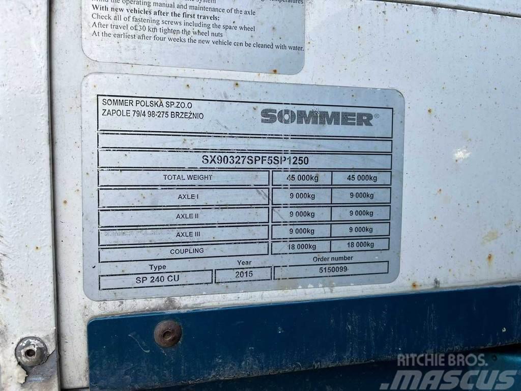 Sommer SP 240 CU BOX L=13595 mm Plachtové návěsy