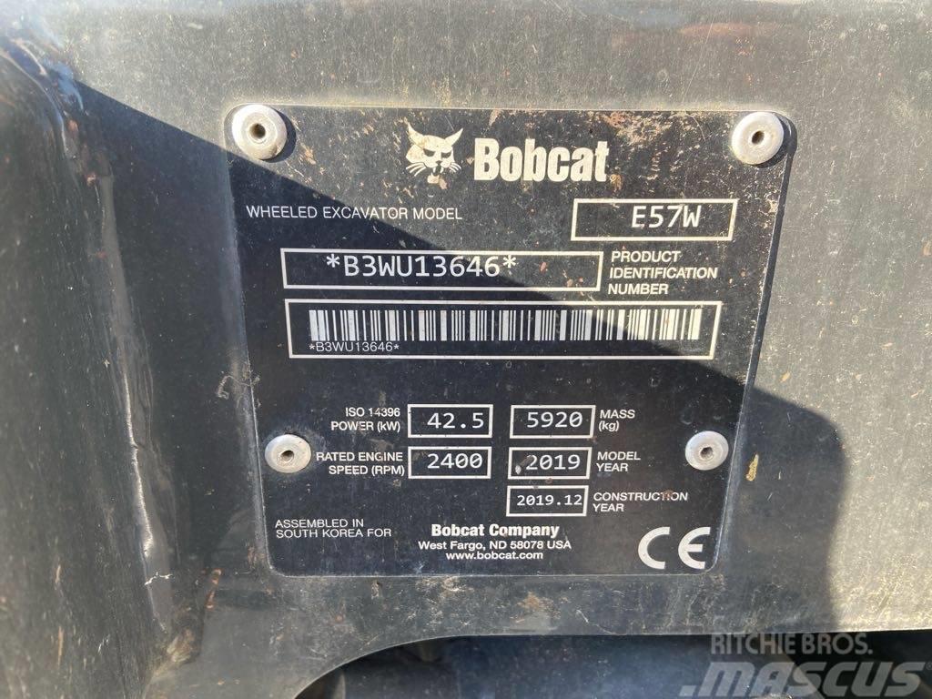 Bobcat E57W Kolová rýpadla