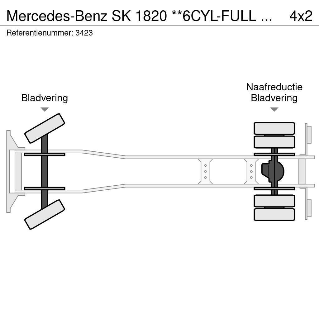 Mercedes-Benz SK 1820 **6CYL-FULL STEEL-BIG AXXLE** Ramenové nosiče kontejnerů