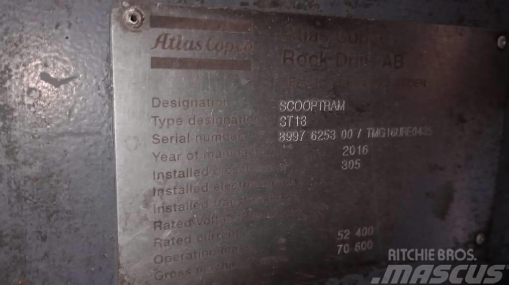 Atlas Copco Scooptram ST18 Podzemní nakladače