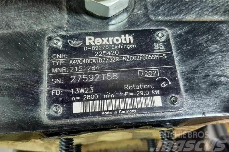 Rexroth Axial Piston Variable Pump A4VG40 Další