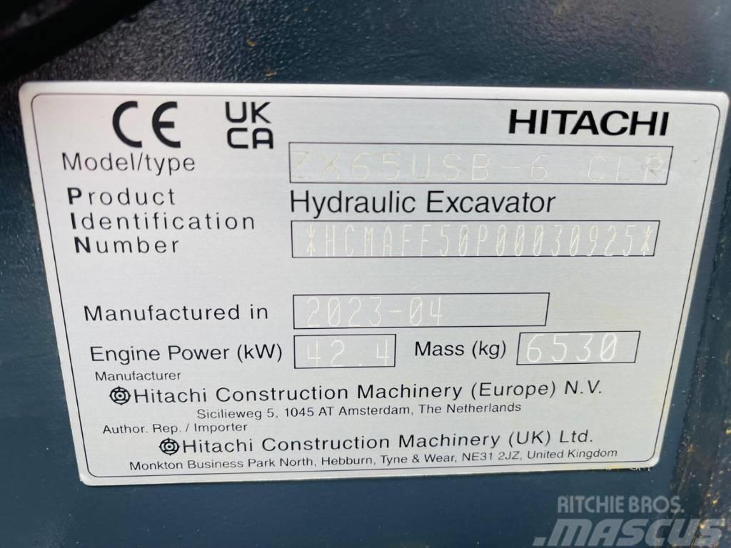 Hitachi ZX 65 US B-6 Mini rýpadla < 7t