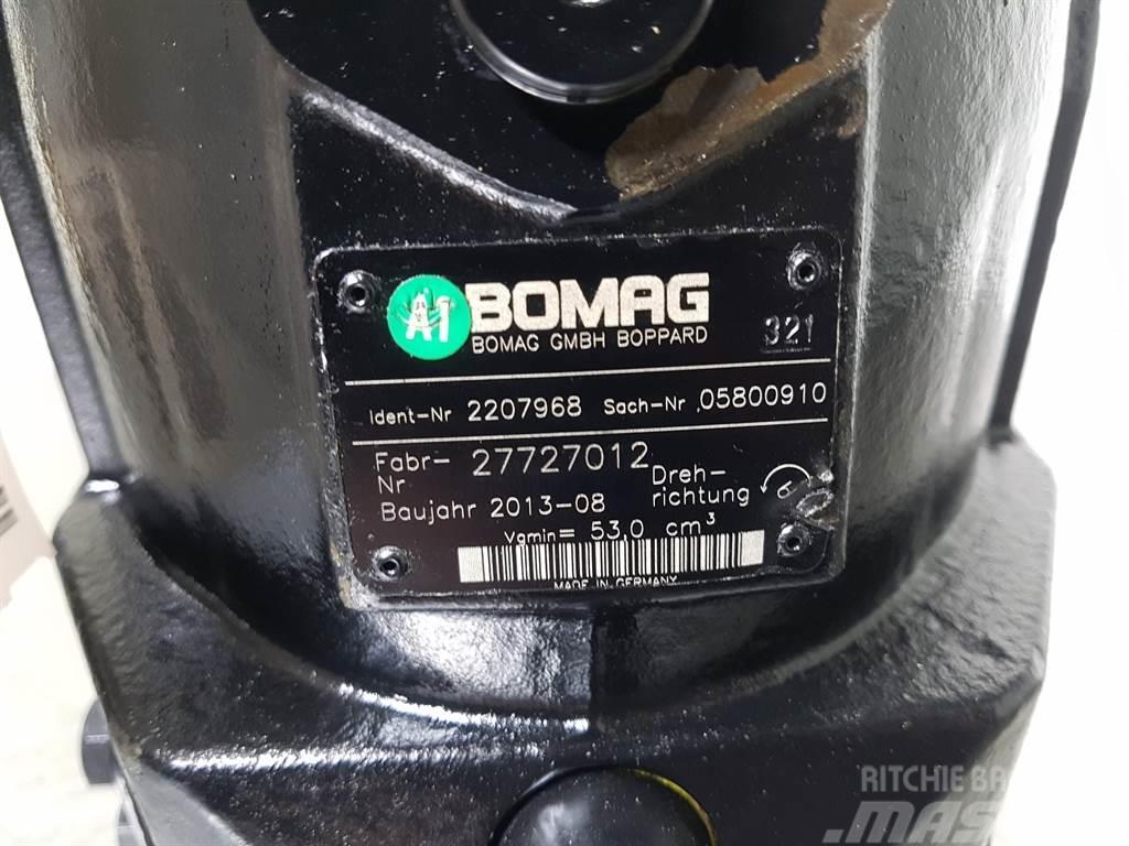 Bomag 05800910-Rexroth A6VM107-R902207968-Drive motor Hydraulika