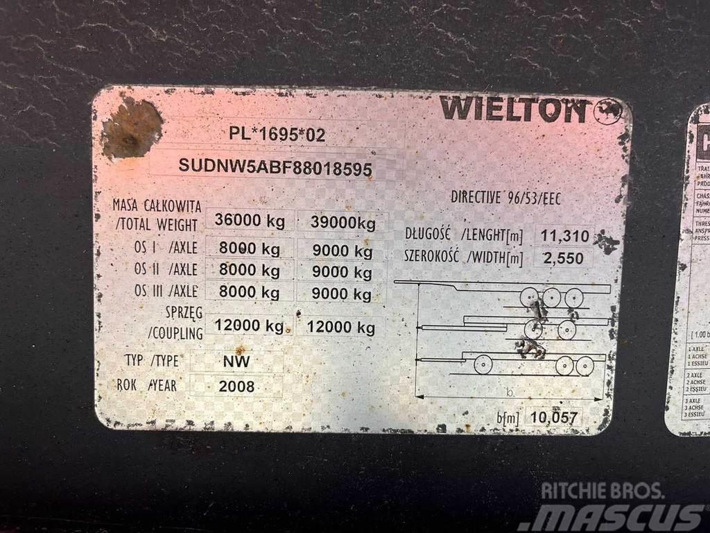 Wielton NW 48 A BOX L=10132 mm / 48 m3 Sklápěcí návěsy