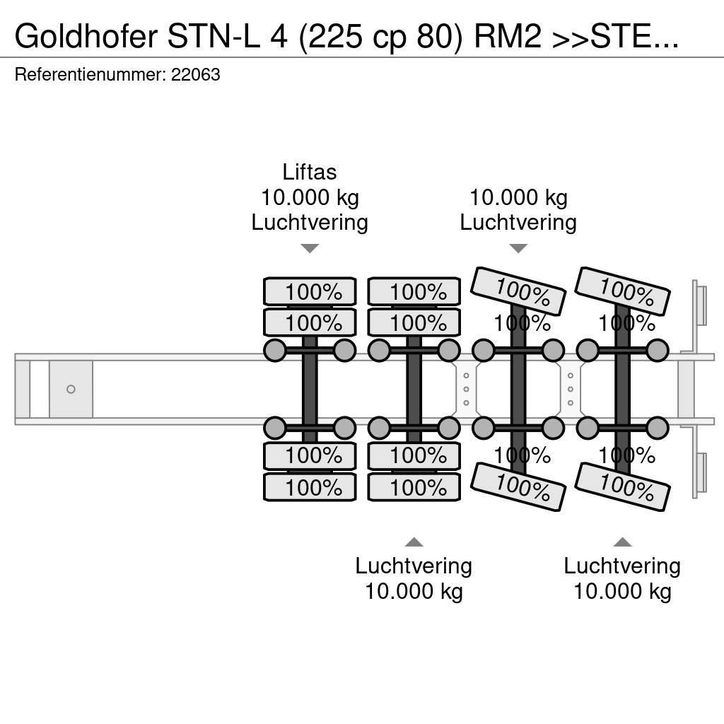 Goldhofer STN-L 4 (225 cp 80) RM2 >>STEPSTAR<< (CARGOPLUS® t Podvalníkové návěsy