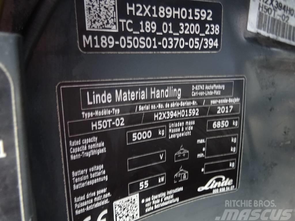 Linde H50T-02 LPG vozíky