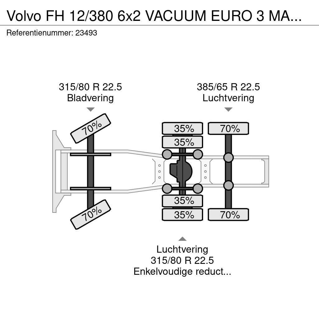 Volvo FH 12/380 6x2 VACUUM EURO 3 MANUAL GEARBOX 758.100 Tahače