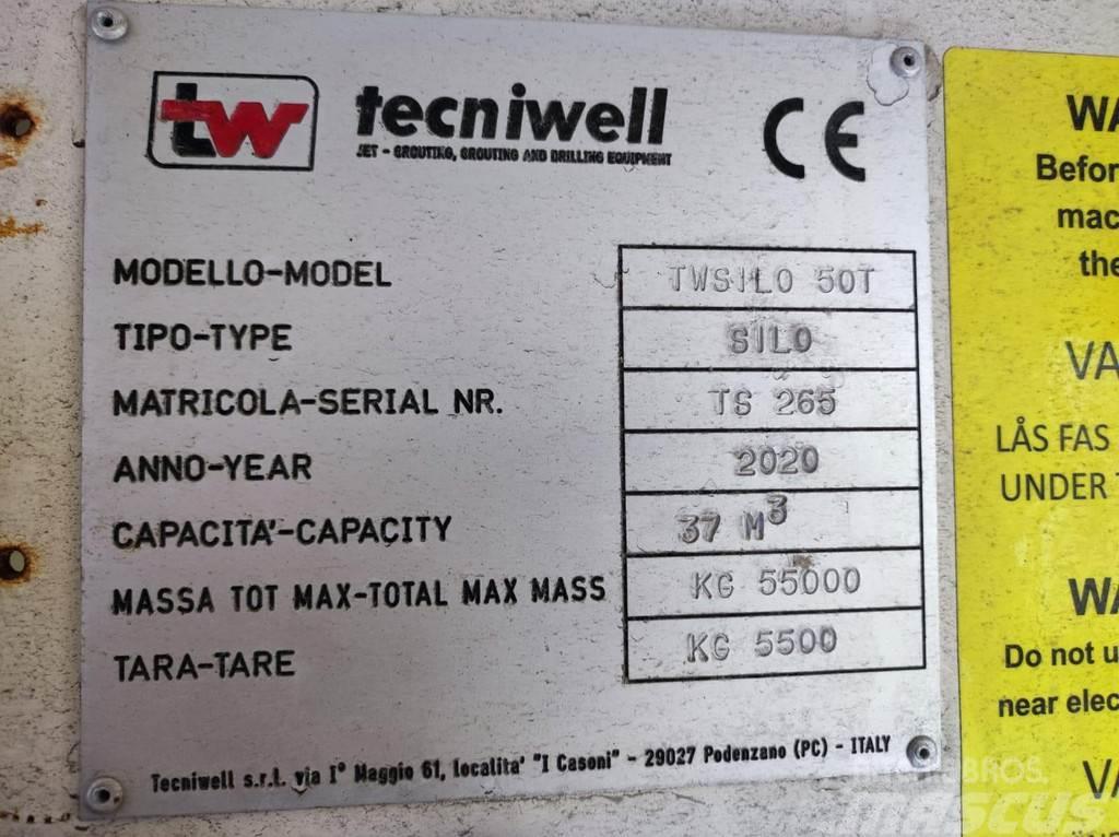  Techniwell TWSILO 50T HORIZONTAL STACKABLE SILO Odnímatelné